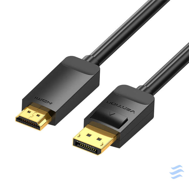 DisplayPort 1.2 to HDMI 1.4 Cable Vention HAGBH 2m 4K 30Hz (Black) Video cables