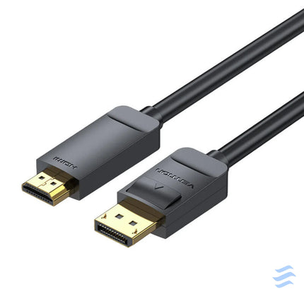 DisplayPort 1.2 to HDMI 1.4 Cable Vention HAGBH 2m 4K 30Hz (Black) Video cables