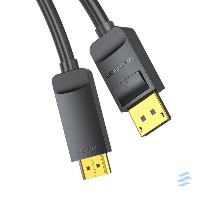 DisplayPort 1.2 to HDMI 1.4 Cable Vention HAGBH 2m 4K 30Hz (Black) Video cables