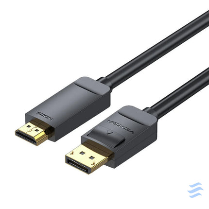 DisplayPort 1.2 to HDMI 1.4 Cable Vention HAGBI 3m 4K 30Hz (Black) Video cables