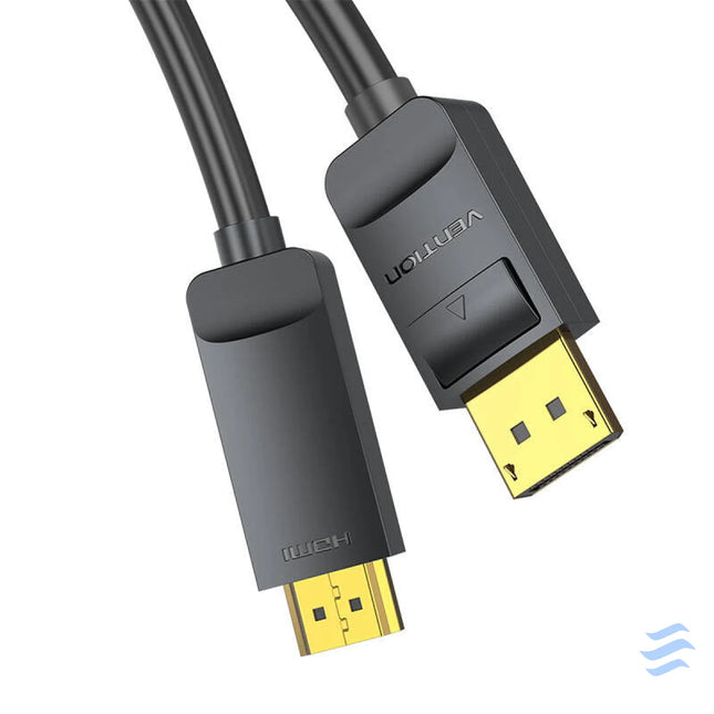 DisplayPort 1.2 to HDMI 1.4 Cable Vention HAGBI 3m 4K 30Hz (Black) Video cables