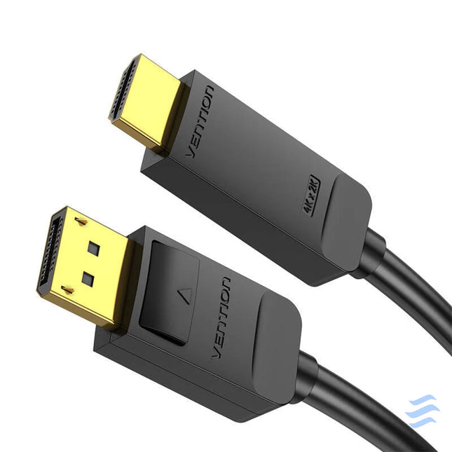 DisplayPort 1.2 to HDMI 1.4 Cable Vention HAGBI 3m 4K 30Hz (Black) Video cables