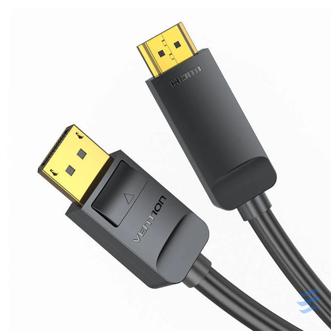 DisplayPort 1.2 to HDMI 1.4 Cable Vention HAGBI 3m 4K 30Hz (Black) Video cables