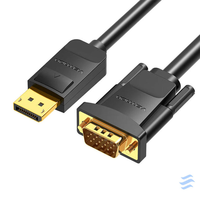 DisplayPort to VGA Cable Vention HBLBG 1,5m 1080P 60Hz(Black) Video cables