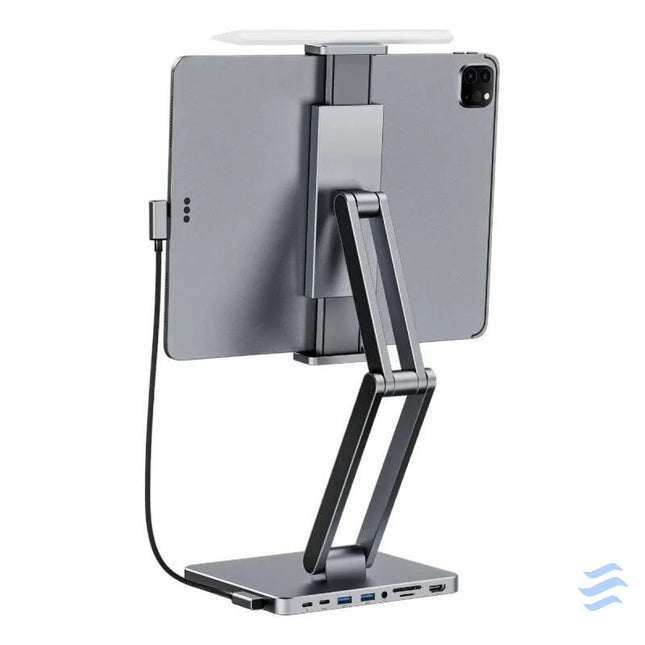 Docking station with stand for Tablet/iPad INVZI MH03 MagHub 3x USB C 2x USB A Hubs