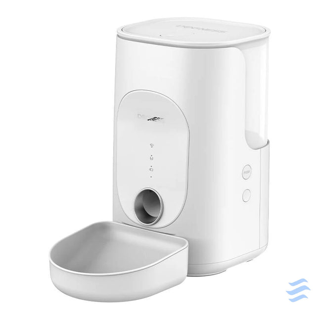Dogness F16 WiFi 5G 4L smart food dispenser with plastic bowl (white) Bowls