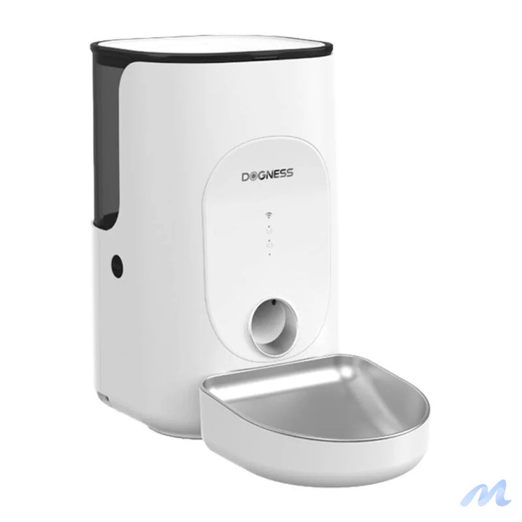 Dogness F16 WiFi 5G 4L smart food dispenser with stainless steel bowl (white)