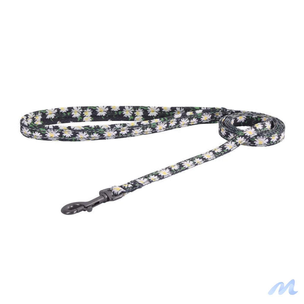 Dogness walking set leash 1,5m+harness for dog (multicolor)