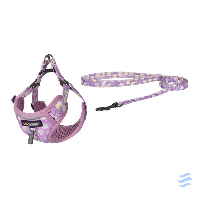 Dogness walking set leash 1,5m + harness for dog (pink) Walking and transportation