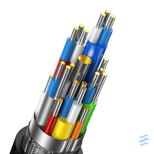 DP 8K to DP 8K cable Baseus High Definition 2m (black) Video cables