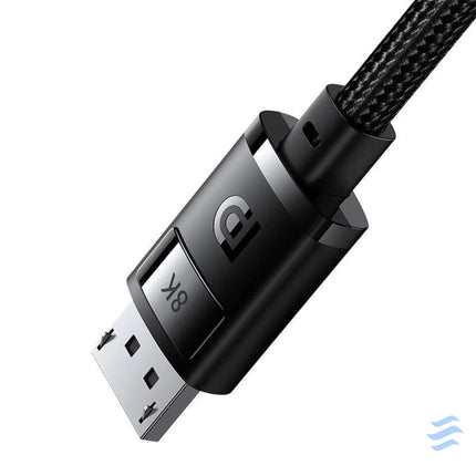 DP 8K to DP 8K cable Baseus High Definition 2m (black) Video cables