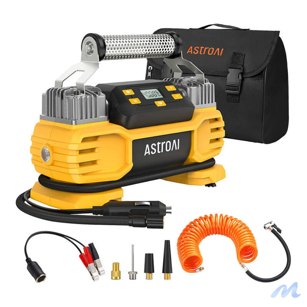 Dua AstroAI AIRUN T2 160 PSI heavy-duty tire compressor