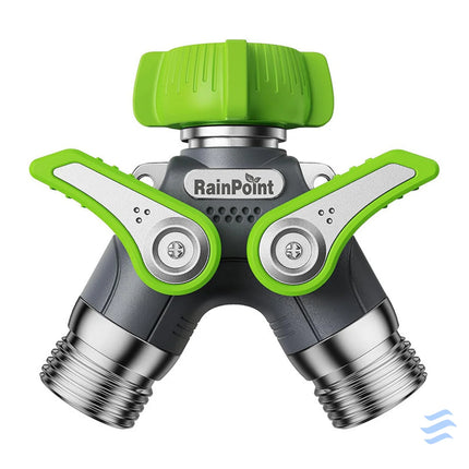 Dual Garden Hose Splitter RainPoint Irrigation systems