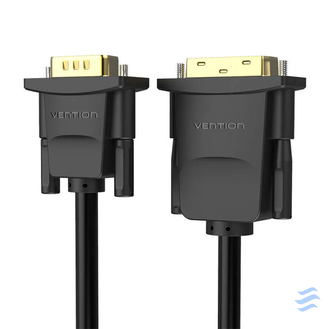 DVI (24 + 1) to VGA Cable Vention EABBG 1,5m 1080P 60Hz (black) Video cables