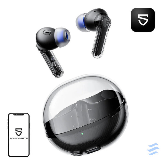 Earphones Soundpeats Clear (black) TWS
