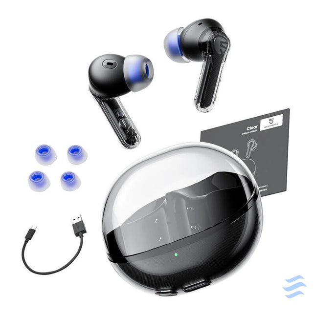 Earphones Soundpeats Clear (black) TWS