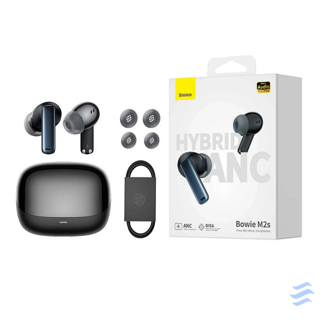 Earphones TWS Baseus Bowie M2s (black) TWS