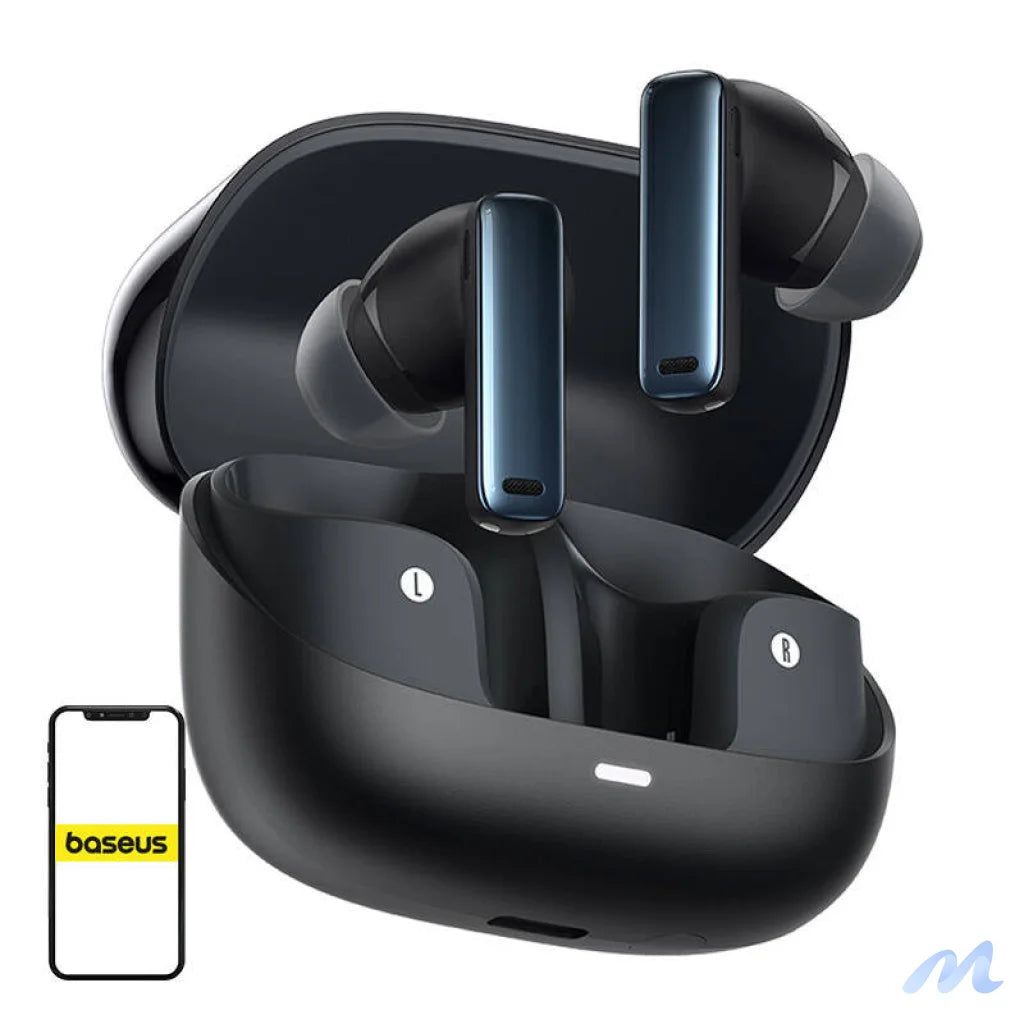 Earphones TWS Baseus Bowie M2s (black)