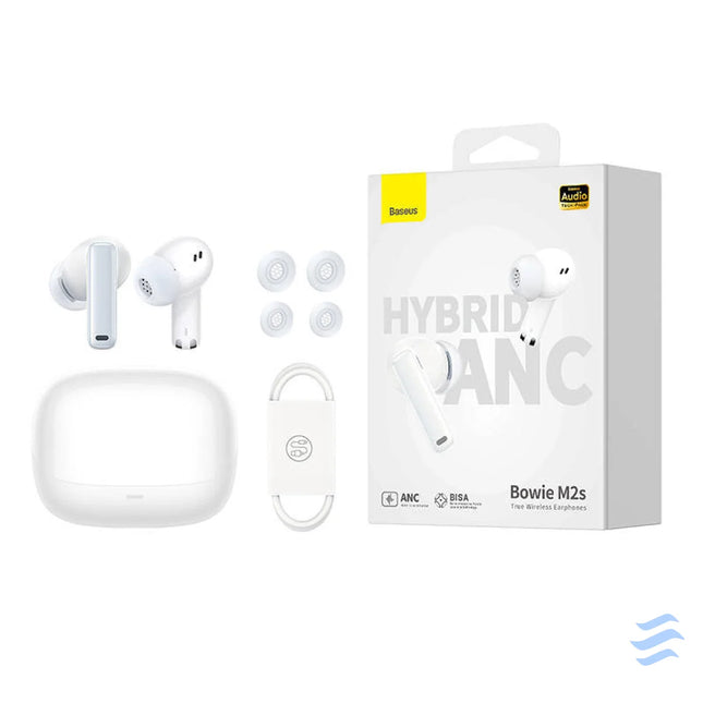 Earphones TWS Baseus Bowie M2s (white) TWS