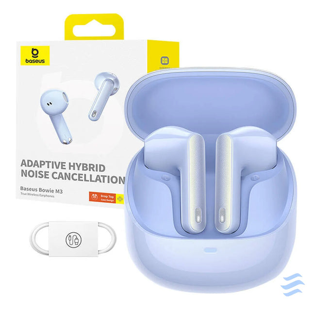 Earphones TWS Baseus Bowie M3 (blue) TWS