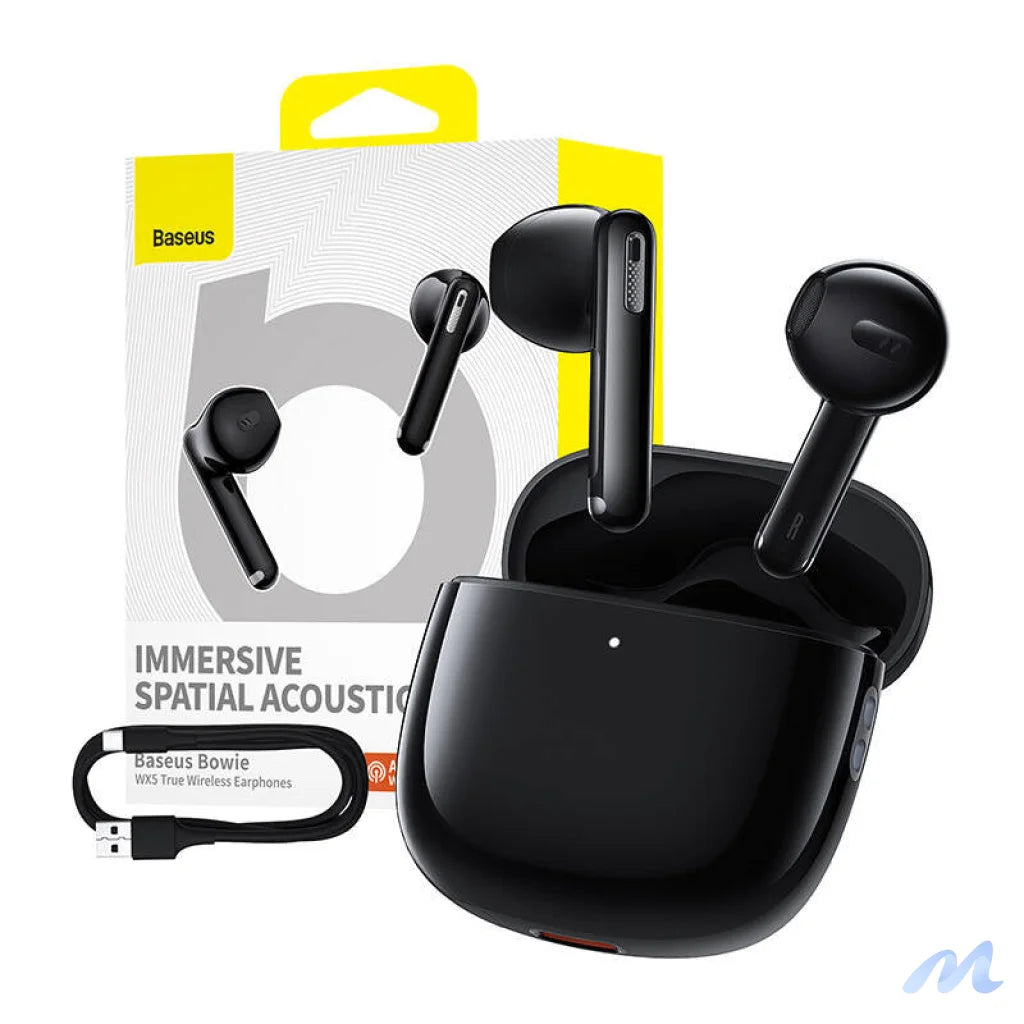 Earphones TWS Baseus Bowie WX5 (black)