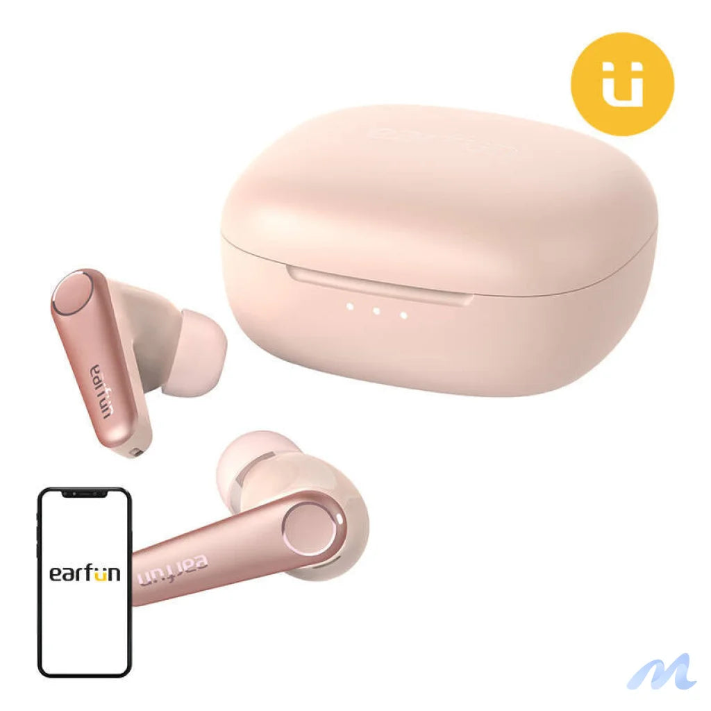 Earphones TWS EarFun Air Pro 3, ANC (pink)