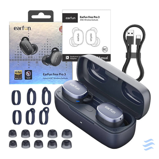 Earphones TWS EarFun Free Pro 3 ANC (blue) TWS