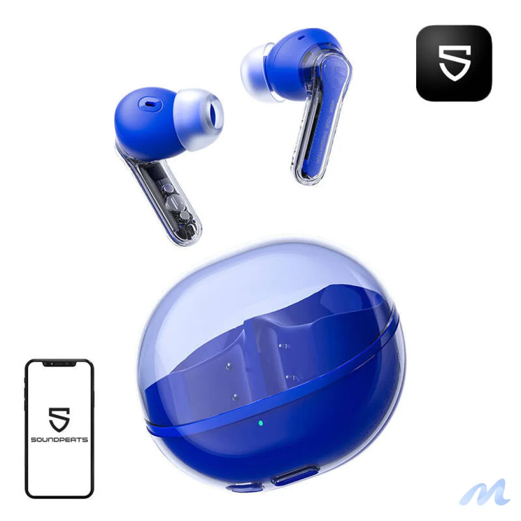 Earphones TWS Soundpeats Clear (Blue)