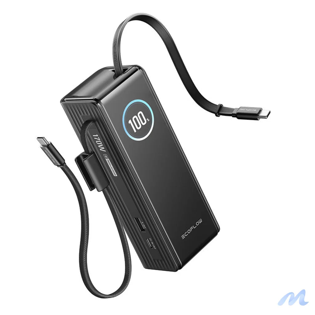 EcoFlow RAPID Powerbank 25000mAh, 170W (built-in 100W cables).
