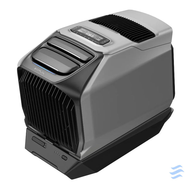 EcoFlow Wave 3 portable air conditioner with battery. Camping