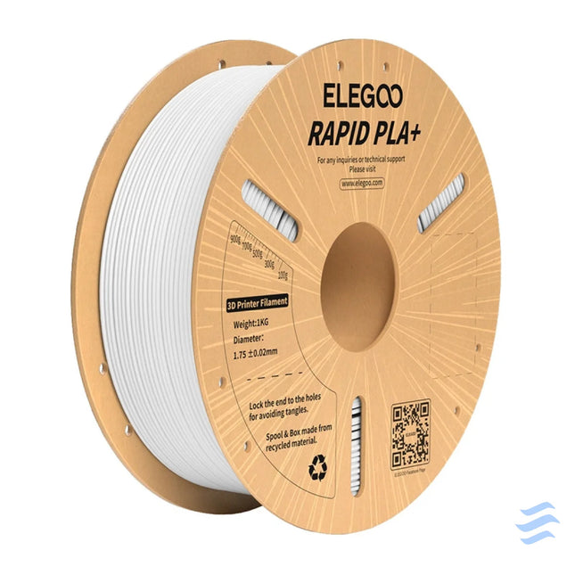 ELEGOO Rapid PLA + Filament (White) Filaments