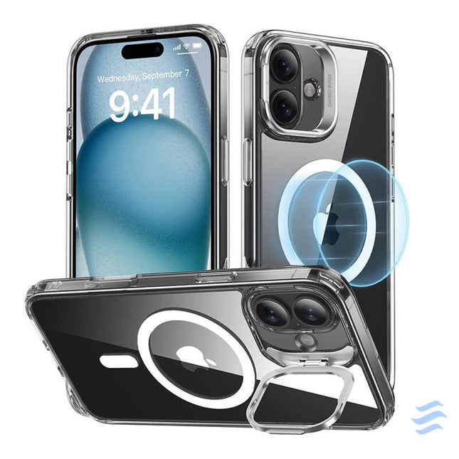 ESR Classic Hybrid (HaloLock) case with stand for iPhone 16 Plus (transparent) Protective cases for smartphones