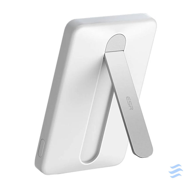 ESR Qi2 MagSlim 5000 mAh magnetic powerbank with stand (white) Powerbanks