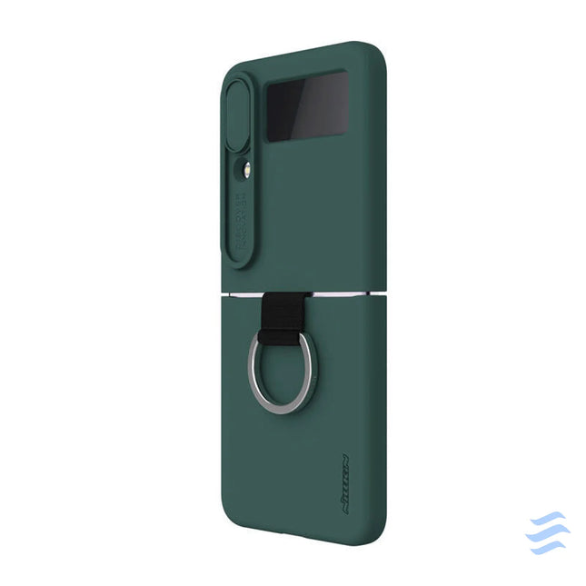 Etui Nillkin CamShield Silky Samsung Galaxy Z Flip 4 5G (zielony) Protective cases for smartphones