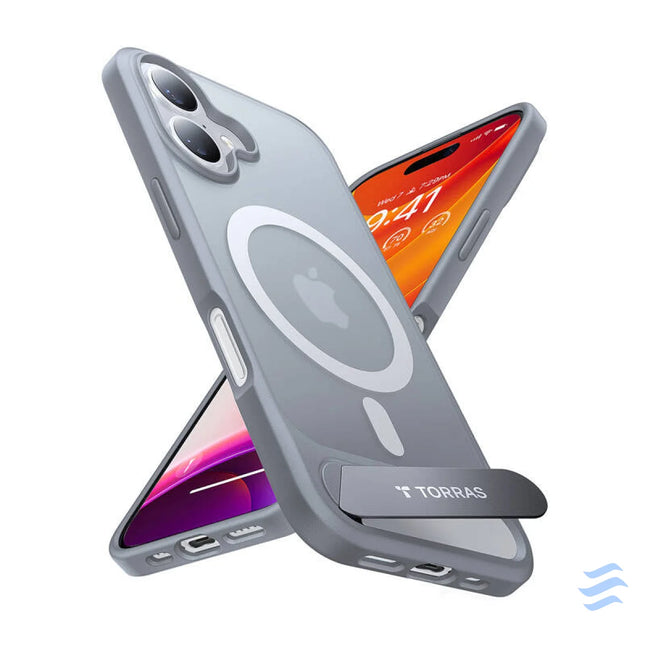 Etui Torras Pstand Series do iPhone 16 Plus (Titanium gray) Protective cases for smartphones