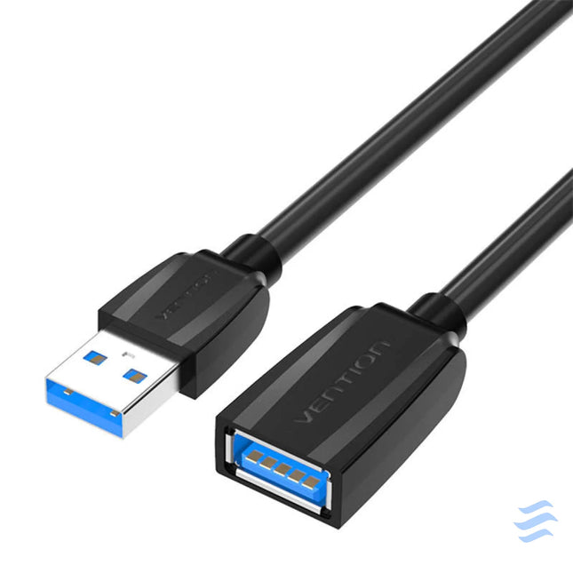 Extension Cable USB 3.0 male USB to female Vention VAS A45 B200 2m (Black) USB cables