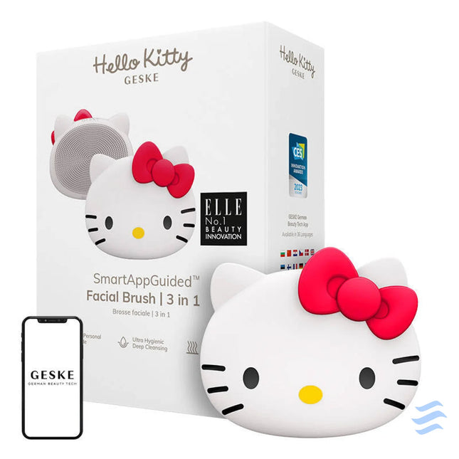 Facial Cleaning Brush 3in1 Geske with APP (Hello Kitty starlight) Face cleansing brushes