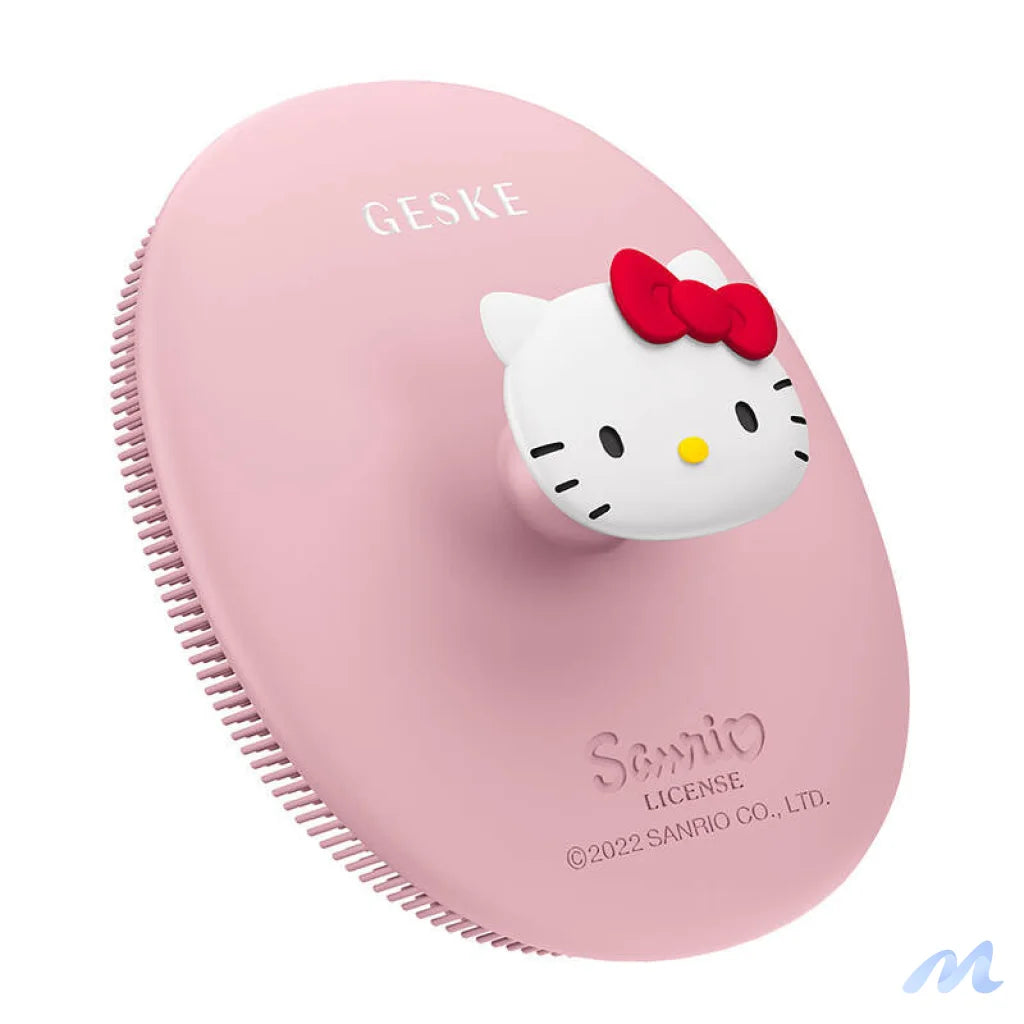 Facial Cleaning Brush 3in1 with handle Geske with APP (Hello Kitty pink)
