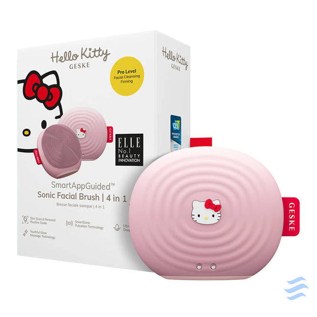 Facial Cleaning Sonic Brush 4in1 Geske with APP (Hello Kitty pink) Face cleansing brushes