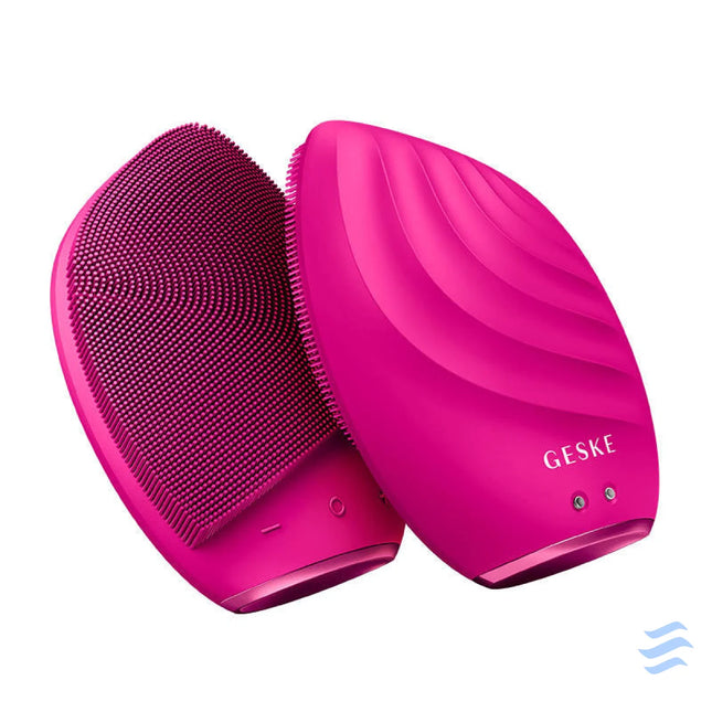 Facial Cleaning Sonic Brush 4in1 Geske With APP (magenta) Face cleansing brushes