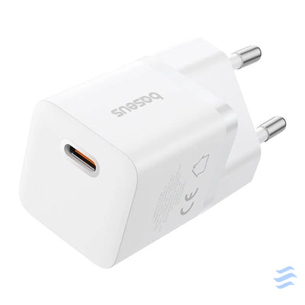 Fast Charger Baseus GaN5 mini 1C 25W (white) mains chargers