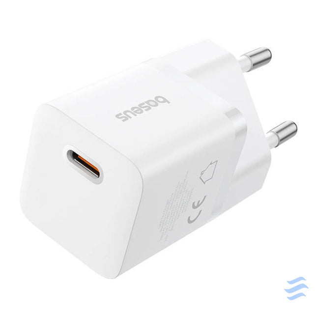 Fast Charger Baseus GaN5 mini 1C 25W (white) mains chargers