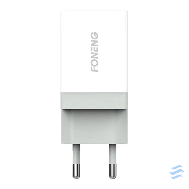Fast charger Foneng 1x USB K210 10.5W + USB Type C cable 1m mains chargers