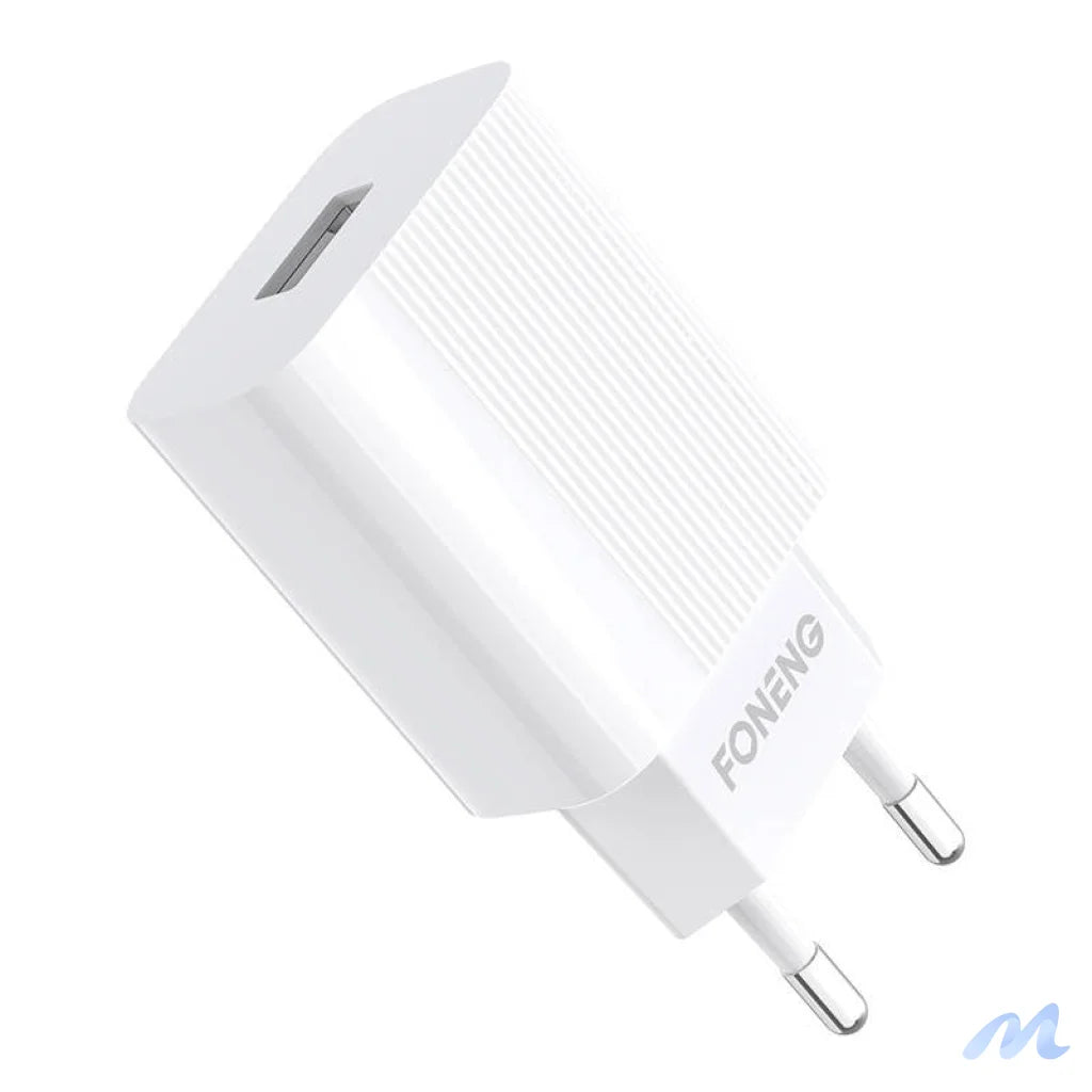 Fast charger Foneng EU28 12W, 1xUSB, QC 3.0 + Cable USB Micro