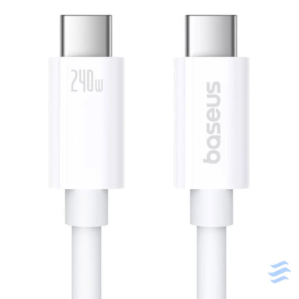 fast Charging Cable Baseus Superior 2 USB C to USB C 240W 1,8m (white) USB C to USB C