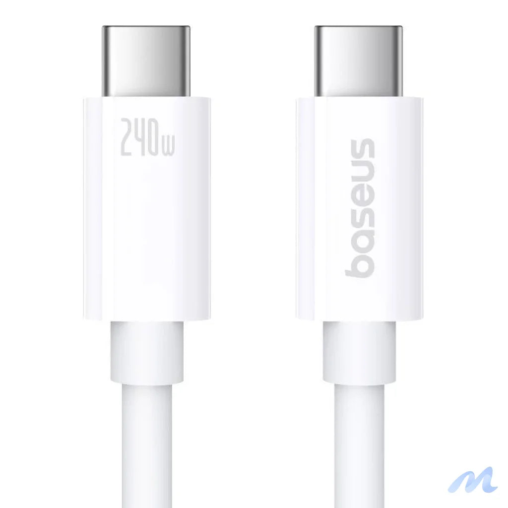fast Charging Cable Baseus Superior 2 USB-C to USB-C 240W, 1,8m (white)