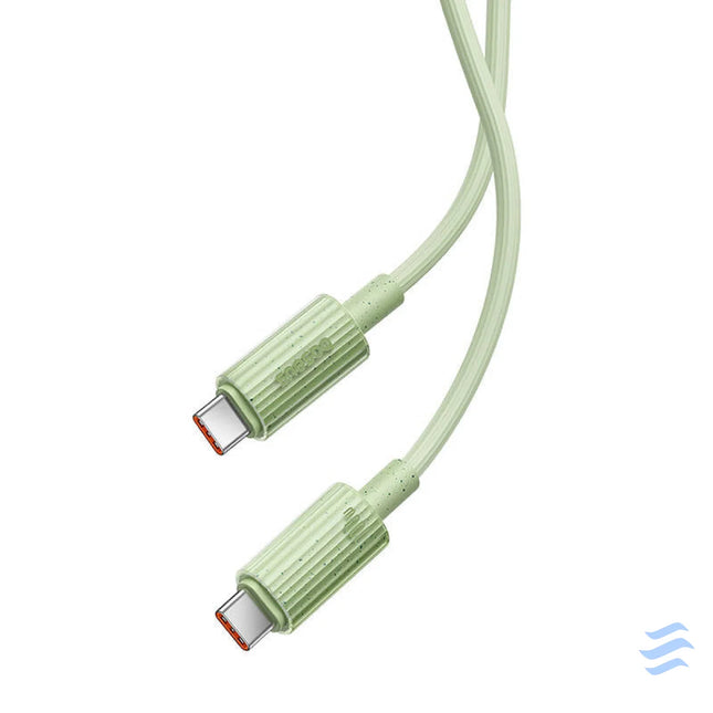 Fast Charging cable Baseus USB C to USB C Habitat Series 2m 100W (green) USB C to USB C