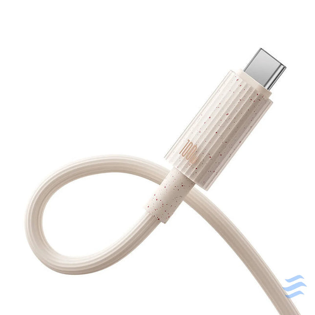 Fast Charging cable Baseus USB C to USB C Habitat Series 2m 100W (pink) USB C to USB C