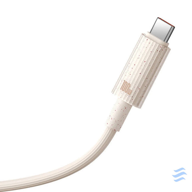 Fast Charging cable Baseus USB to USB C Habitat Series 2m 100W (pink) USB to USB C