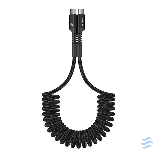 Fast Charging Cable USB C to USB C Baseus Fish Eye 100W 1m (black) USB C to USB C